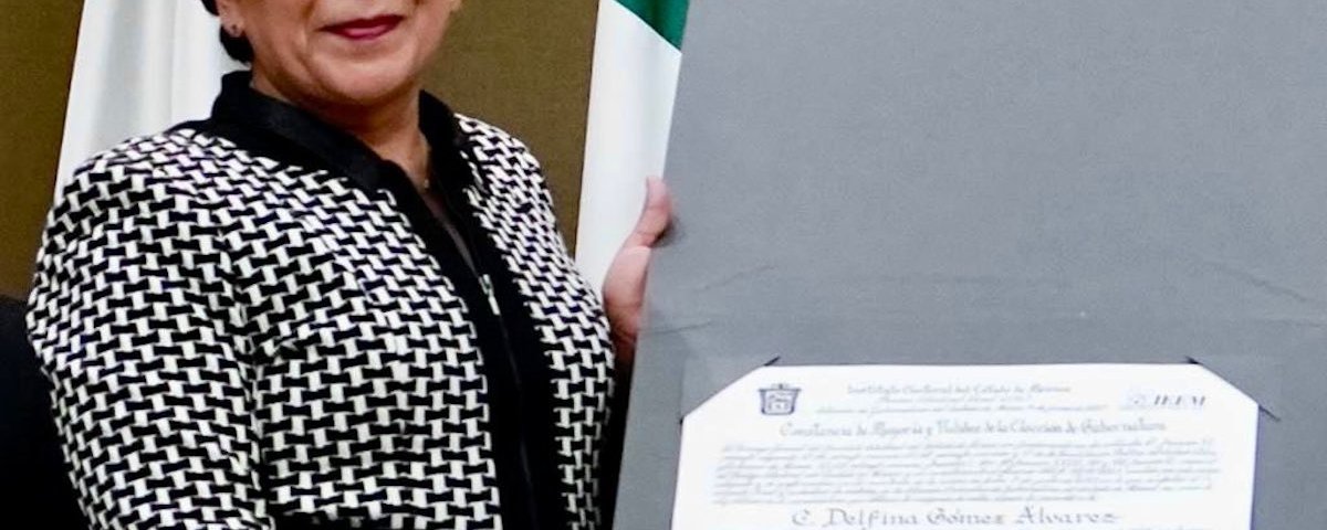 Delfina Gómez, gobernadora electa de Edomex