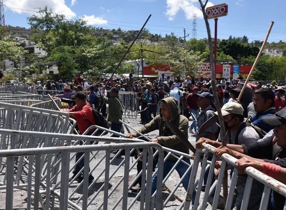 Guerrero. Manifestaciones violentas 10 julio 2023.