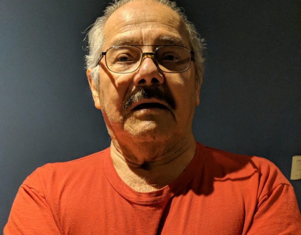César Montes. Foto tomada en la prisión de Guatemala en mayo de 2023. Semanario Preguntas.