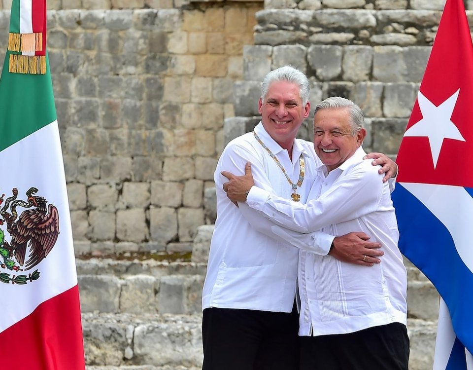 presidentes de México y Cuba
