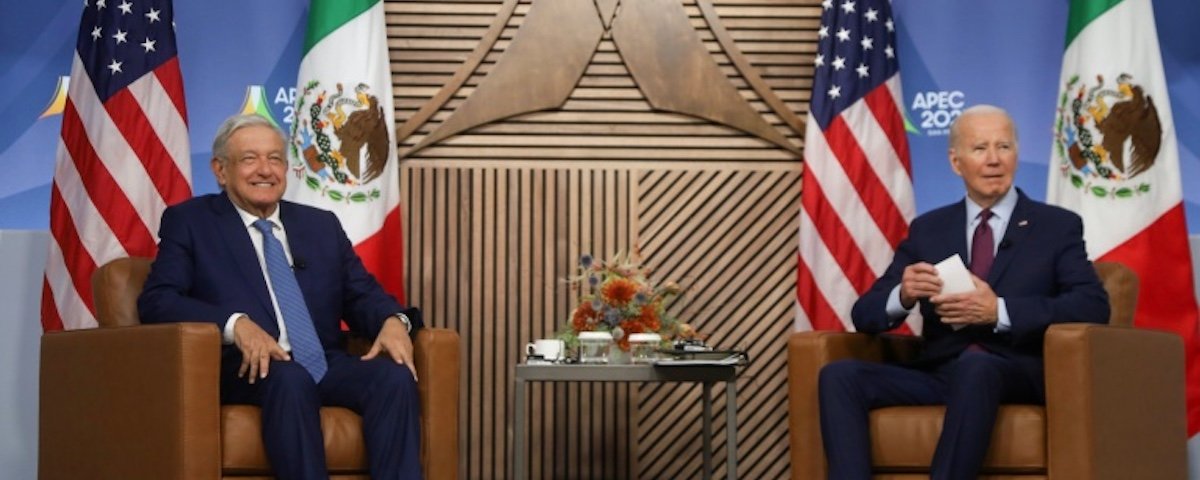 Joe Biden dialogó con el presidente de México, en el marco del Foro de Cooperación Económica Asia-Pacífico (APEC), en San Francisco, EEUU.