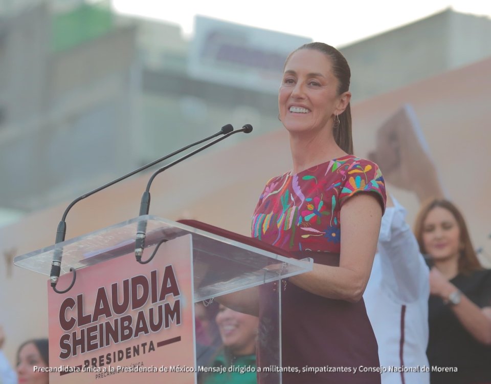 La candidata Claudia Sheinbaum enfatizó que la disminución de la inflación es un indicador de la economía moral impulsada por la 4T