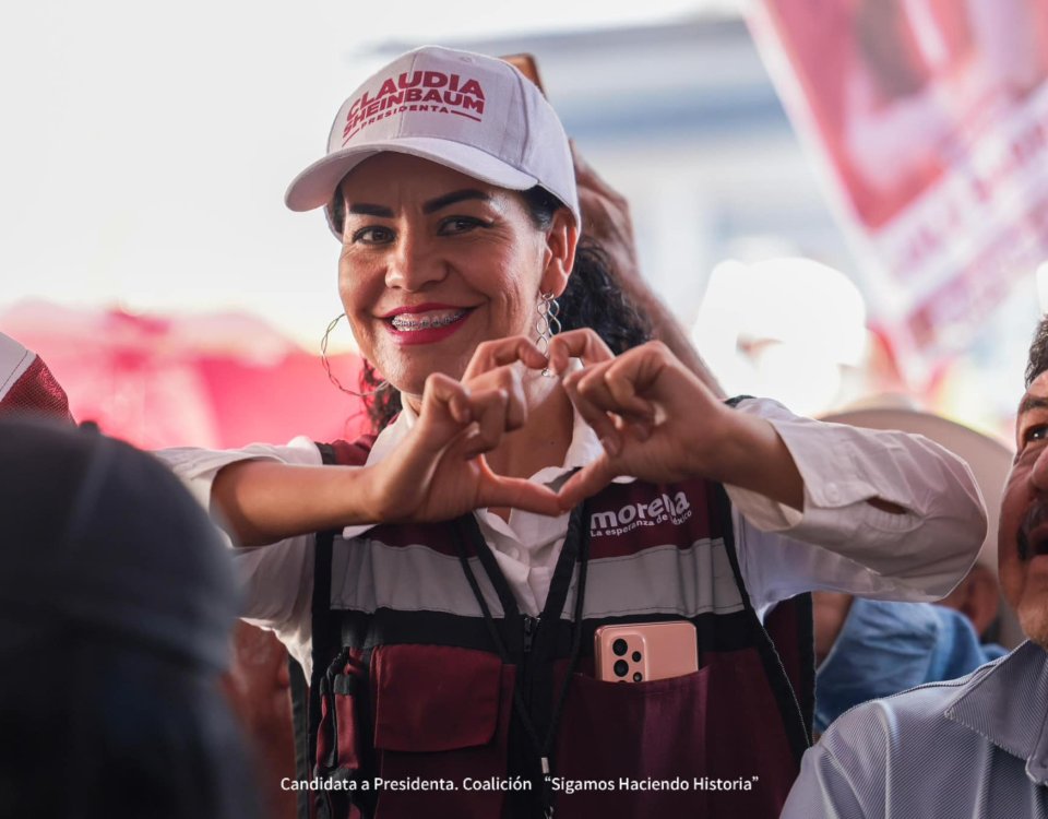 En México es tiempo de las mujeres y de transformación. Nunca un México sin nosotras, afirmó Claudia Sheinbaum, presidenta electa