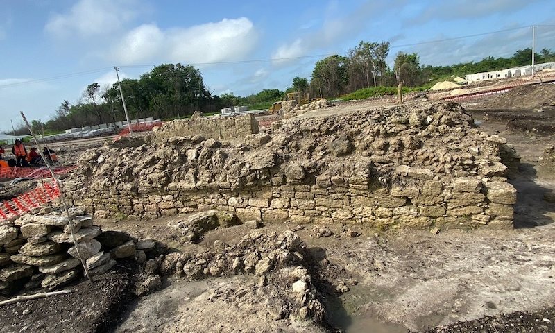 Para preservar cinco estructuras prehispánicas, se modificó el camino a la estación Kohunlich del Tren Maya, informó el INAH.