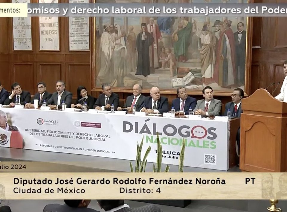 Sorprenden los argumentos de ministros del Poder Judicial en contra de la austeridad, señaló Fernández Noroña