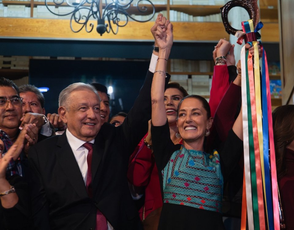 López Obrador celebra declaratoria de Claudia Sheinbaum como primera presidenta electa de México. Será la mejor presidenta del mundo, asegura