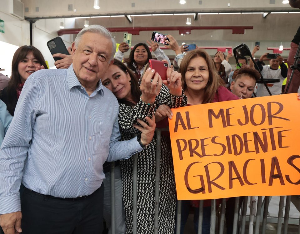 No por simple cortesía sino de corazón, el pueblo le dice a Andrés Manuel López Obrador: ¡Gracias compañero Presidente!