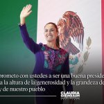 Sheinbaum, presidenta electa de México, reafirmó su compromiso con la nación al declarar que actuará con honestidad y responsabilidad