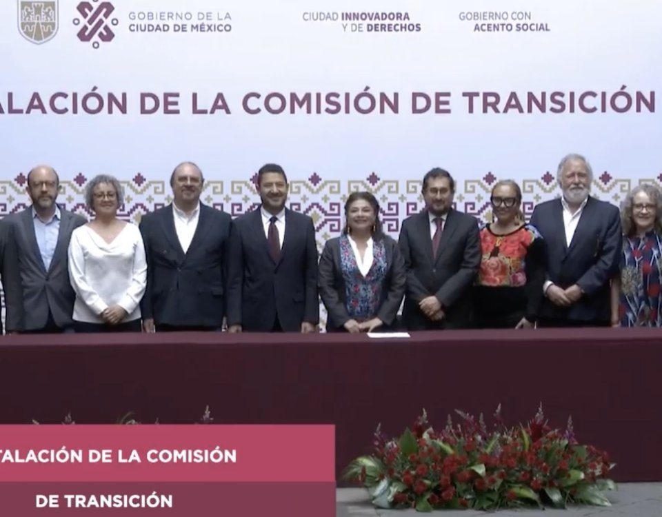 Rumbo a la nueva administración, Brugada, Jefa de Gobierno electa y Martí Batres formalizaron la Comisión de Transición 