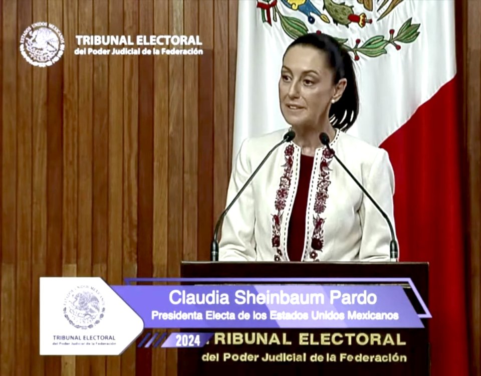 La elección de Sheinbaum es un hecho histórico, declaró la magistrada Mónica Soto al entregar constancia de presidenta electa