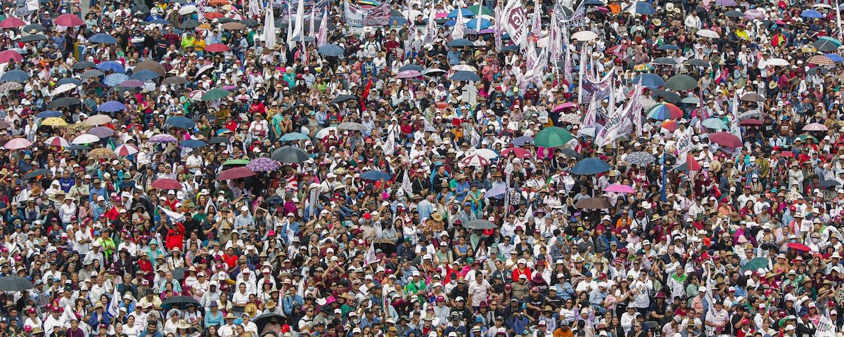 La 4T se hizo entre todos y desde abajo, afirma el presidente Andrés Manuel López Obrador en el Sexto Informe de Gobierno.