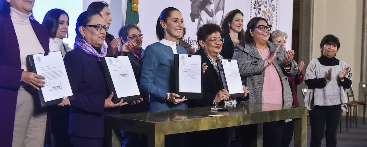 Sheinbaum envió al Senado reformas destinadas a garantizar la igualdad sustantiva y la protección de los derechos de las mujeres