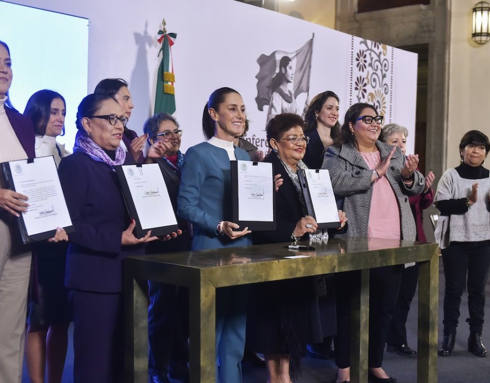 Sheinbaum envió al Senado reformas destinadas a garantizar la igualdad sustantiva y la protección de los derechos de las mujeres