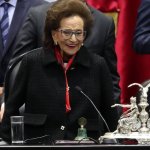 El Congreso de la Unión rindió homenaje de cuerpo presente a Ifigenia Martínez, política de izquierda fallecida  el 5 de octubre pasado