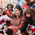 Clara Brugada encabezó el Día de Reyes, celebración en la que se repartieron 30 mil rebanadas de rosca, leche, libros y juguetes. 