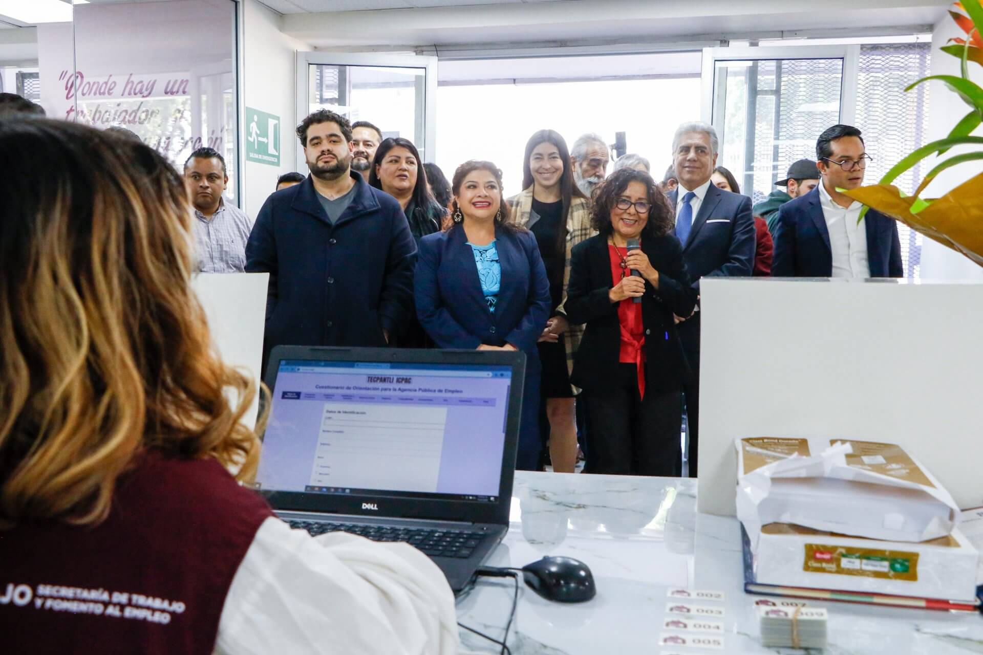 Clara Brugada inaugura la Agencia de Empleo Tecpantli Icpac