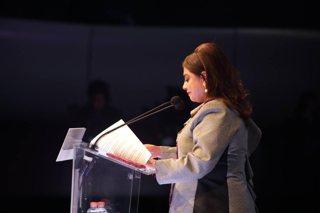 Clara Brugada rinde informe: más seguridad, agua y movilidad