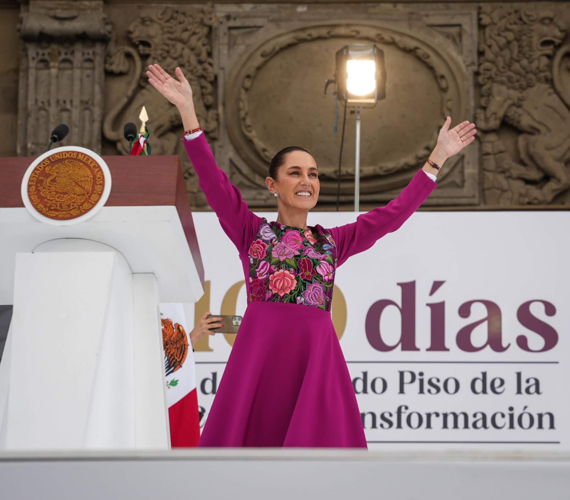 Claudia Sheinbaum destaca avances en sus primeros 100 días de gobierno