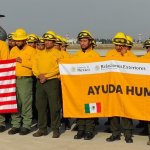 El grupo de 72 bomberos mexicanos que acudieron en apoyo para sofocar los incendios en Los Ángeles, California, regresaron a casa