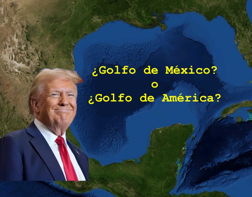 ¿Cambiar el nombre al Golfo de México? Por qué no, sugiere Trump. ¿Si “Golfo de América” suena más lindo?, dice