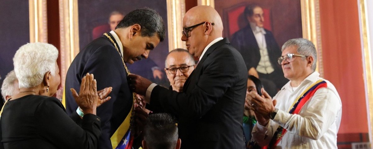 Nicolás Maduro quedó hoy juramentado como presidente de Venezuela para el sexenio 2025-2031. Es su tercer mandato.