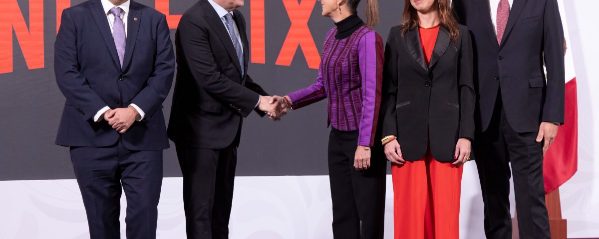 Ted Sarandos, CEO de Netflix anunció una inversión de mil millones de dólares en México para la producción durante los próximos cuatro años