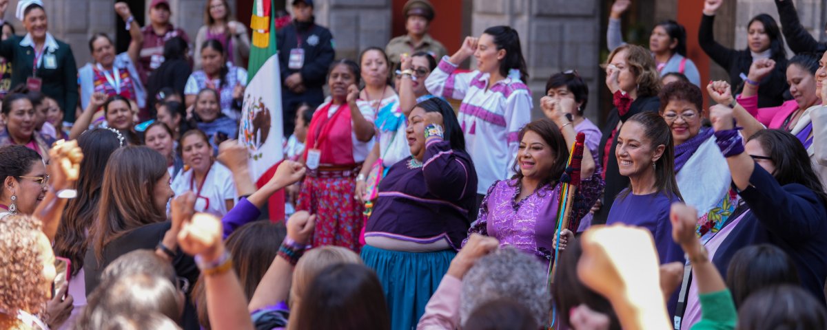 La conmemoración del Día Internacional de la Mujer, con nuestra querida presidenta es un día para la memoria histórica del país, dijo Brugada