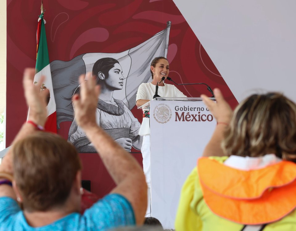 El país es ejemplo, afirmó Sheinbaum, gracias a que tiene un pueblo consciente que elegirá democráticamente al Poder Judicial.