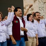 El 1 de junio va a triunfar la Transformación aseguró la presidenta de Morena en el cierre de campaña de José Ramón Enríquez