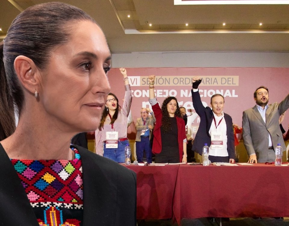Morena se alinea y aprueba en Consejo Nacional los lineamientos ético-políticos enviados por la Presidenta de la República, Claudia Sheinbaum.