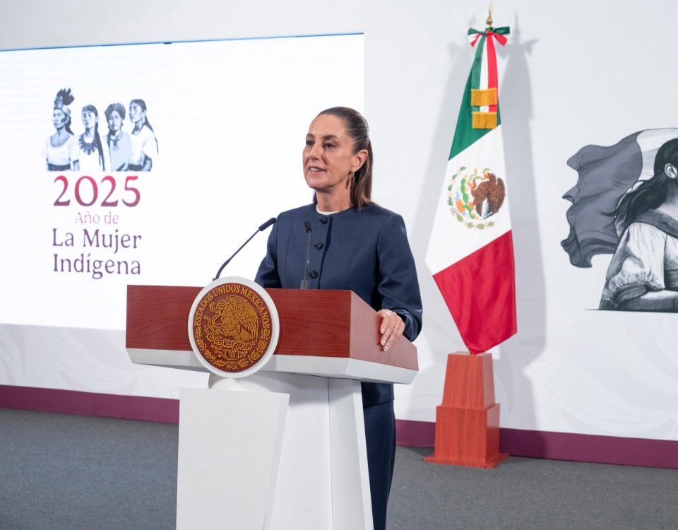 Podrían organizarse movilizaciones pacíficas en protesta contra el impuesto a las remesas, dijo la presidenta Sheinbaum