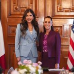 Sheinbaum negó tajantemente haber promovido protestas violentas en EU, en respuesta a las acusaciones de Kristi Noem
