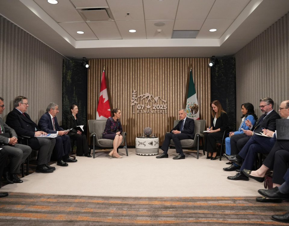 Que el G 7 sea un espacio de responsabilidad compartida, dijo Sheinbaum y propuso una Cumbre del Bienestar Económico