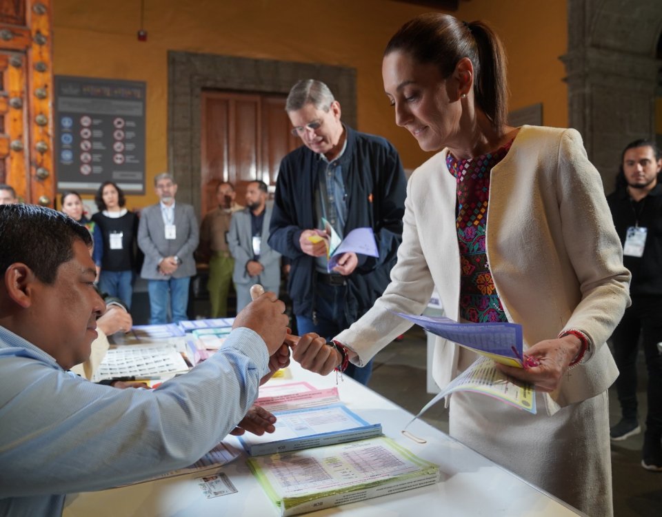 Por primera vez el pueblo participó en la elección judicial. Un paso histórico hacia un verdadero Estado de Derecho dijo Sheinbaum