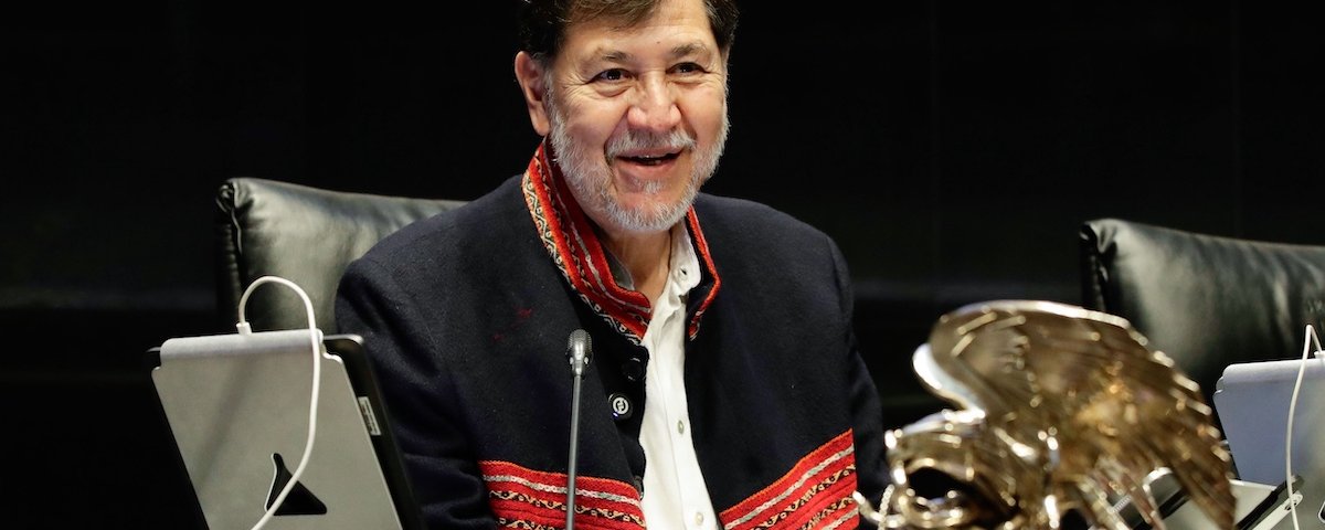 Fernández Noroña agradeció a las y los senadores de todos los grupos parlamentarios por haberle otorgado el honor de servir al pueblo