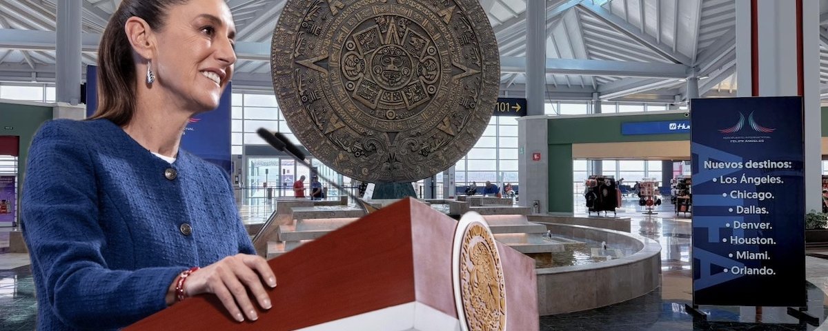 No existe justificación alguna para que EU imponga sanciones al sistema aeroportuario mexicano, dijo Sheinbaum