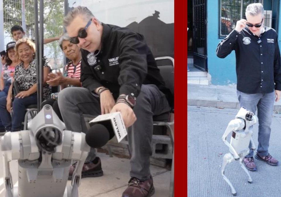 Con Waldog, el perro robot, se busca  llegar a nuevas generaciones, hacer comunidad y fomentar el bienestar animal: Waldo Fernández
