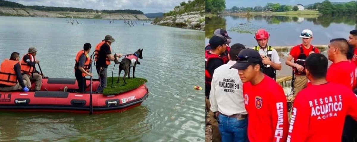 México demuestra con hechos su solidaridad: bomberos y binomios caninos ayudan en Texas tras inundaciones. EU reconoce y agradece