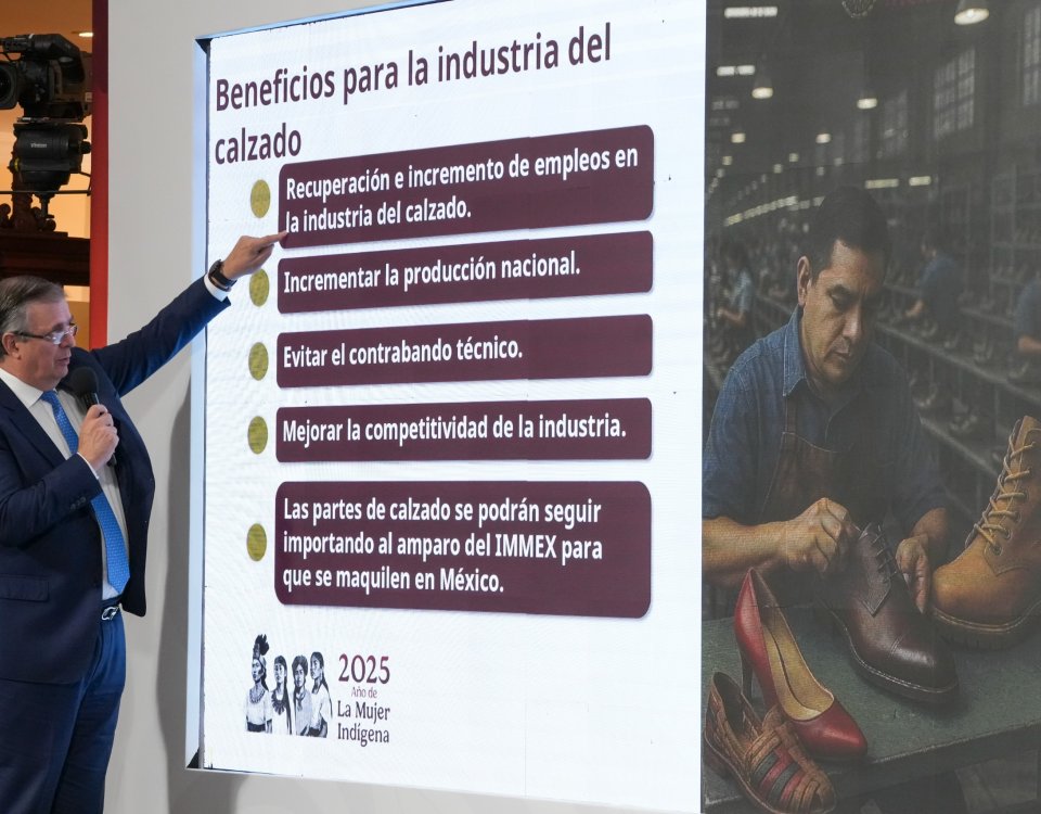 Decreto presidencial busca frenar la evasión fiscal y defender a la industria nacional de calzado, severamente afectada en los últimos años por esta práctica.