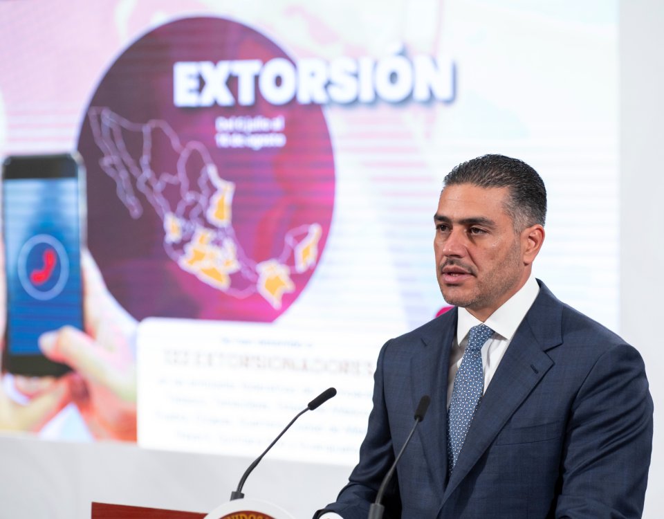 Desde el 6 de julio, la Estrategia Nacional contra la Extorsión registró 132 detenidos en operativos coordinados. Tabasco, Edomex, Michoacán y Guerrero concentran los mayores arrestos.