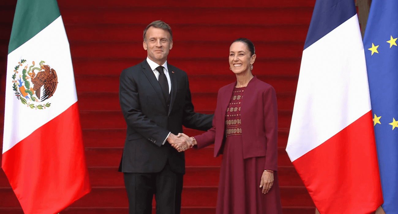 Encuentro México–Francia: Sheinbaum y Macron sostendrán reuniones en Palacio Nacional