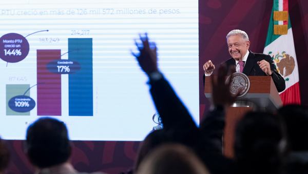 Crecimiento con bienestar es distintivo de la 4T: AMLO