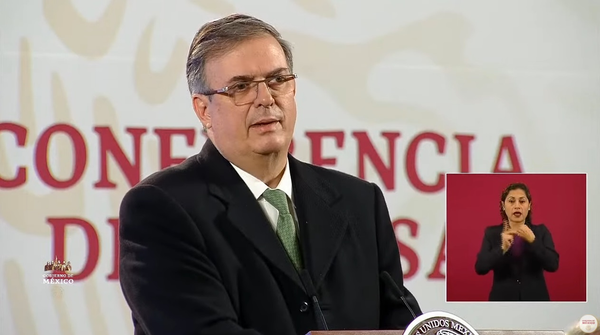 Marcelo Ebrard se separa del cargo como Canciller