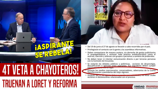 4T IMPONE VETO! TRUENAN A LORET Y REFORMA: Chapucero