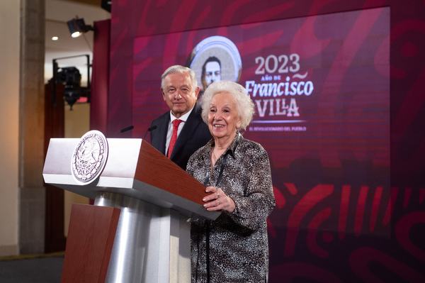 Estela de Carlotto exhorta a AMLO a no abandonar desaparecidos