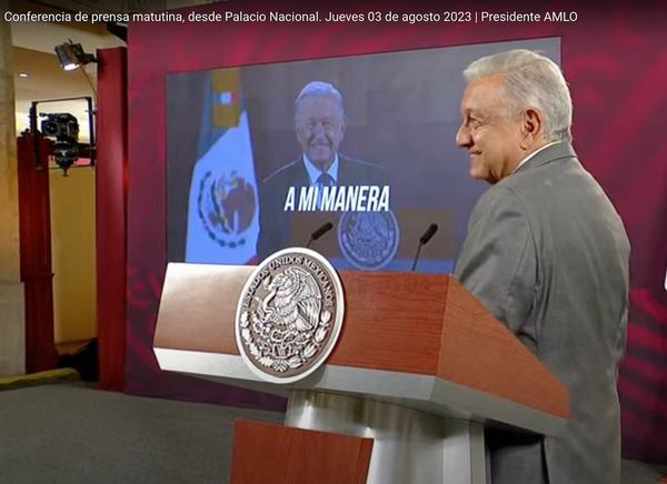 ¡AMLO canta así! checa su versión de ‘A mi manera’ con IA