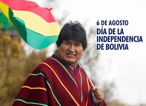 Evo Morales llama a la resistencia en Día de la Independencia