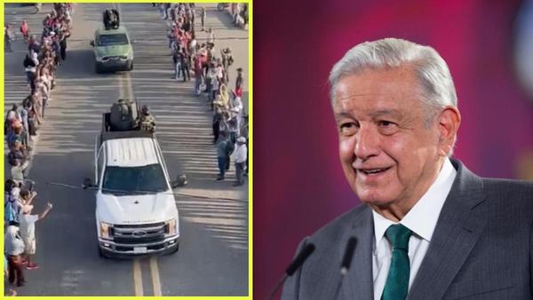 Desfile narco en Chiapas es propaganda: AMLO