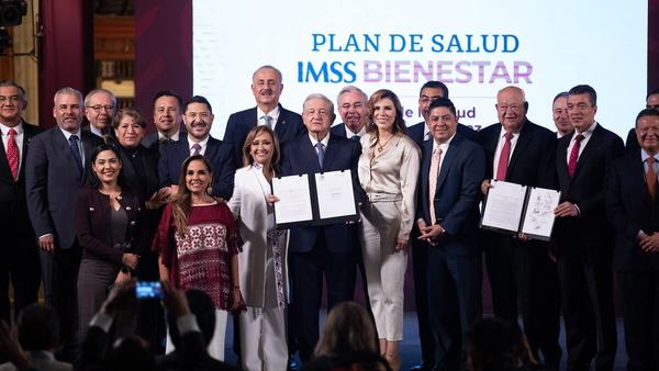 AMLO y 23 gobernadores van por sistema Salud con Bienestar