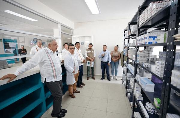 Mega farmacia, la solución al abasto de medicinas: AMLO